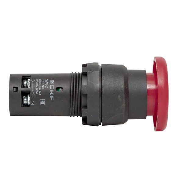  Кнопка SW2C-11MZ повор. гриб кр. NO+NC EKF sw2c-mz-r фото в каталоге от BTSprom.by