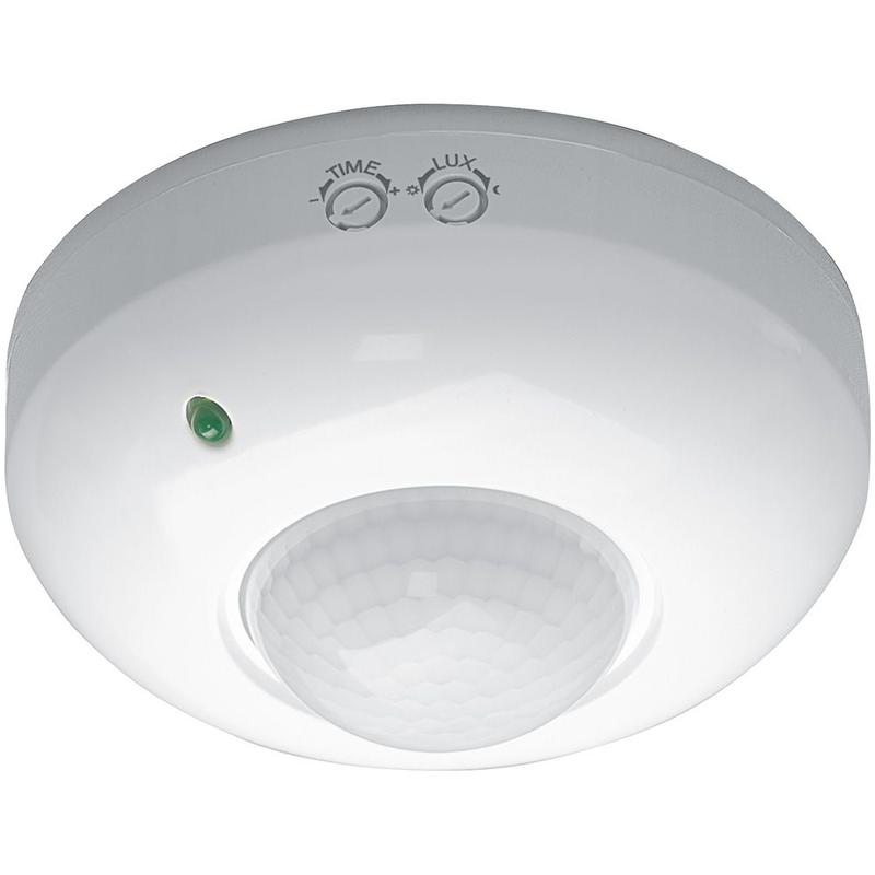 датчик движения и освещенности 1200вт 6м 120град. (гориз.) 360град. (верт.) бел. sen5/lx20b feron 22006 от BTSprom.by