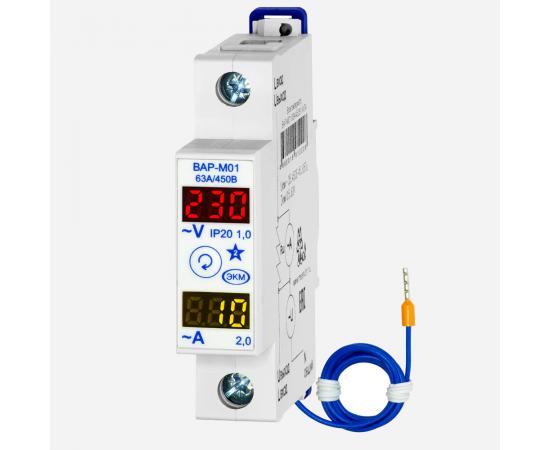 вольтамперметр цифровой вар-м01 63а/450в ухл2 (спец.) меандр a8302-19912318 от BTSprom.by