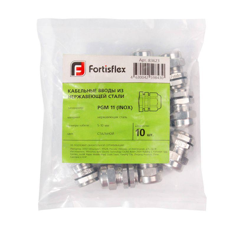  Ввод кабельный PG-М-36 (INOX) (уп.4шт) Fortisflex 83628 фото в каталоге от BTSprom.by