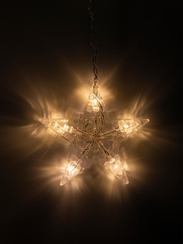  Гирлянда Бахрома "Арка" (с насадками-звездами) ICLD136WW-C-ST 136LED 2.5х1.2м 8режимов IP20 тепл. бел. SHLights 4690601054234 фото в каталоге от BTSprom.by