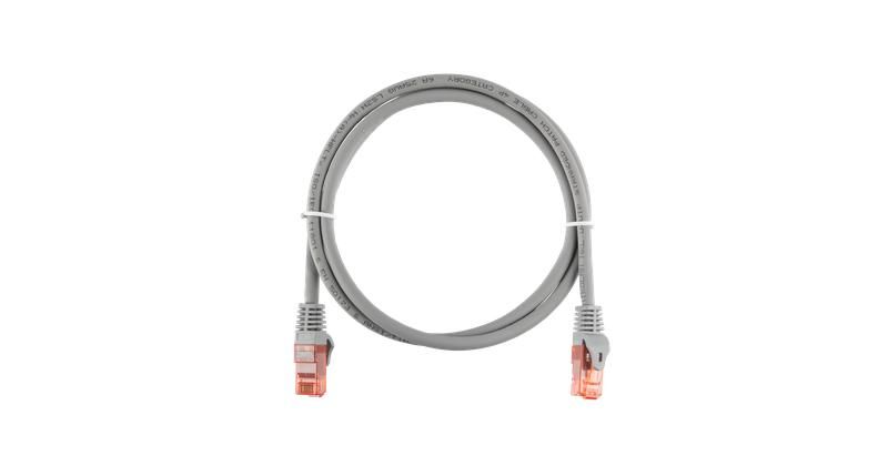 шнур коммутационный u/utp 4 пары кат.6a (класс ea) 500мгц 2хrj45/8p8c t568b заливной с защитой защелки мж bc (чистая медь) 25awg (7х175мм) lszh нг(а)-hfltx сер. 1м nikomax nmc-pc4ua55b-es-010-c-gy от BTSprom.by