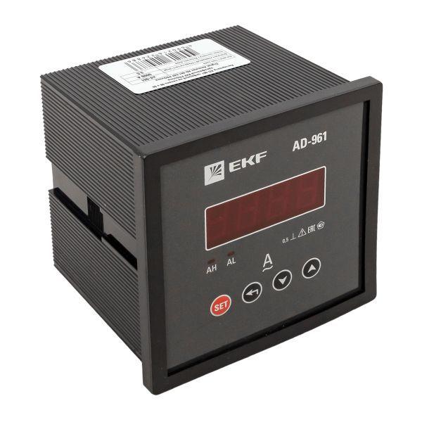  Амперметр цифровой AD-961 1ф на панель 96х96 EKF ad-961 фото в каталоге от BTSprom.by