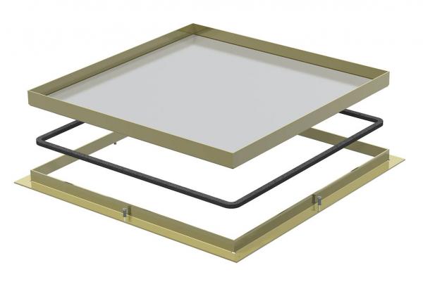 рамка кассетная rk 383х383х20мм латунь rk m3 20 obo 7405876 от BTSprom.by