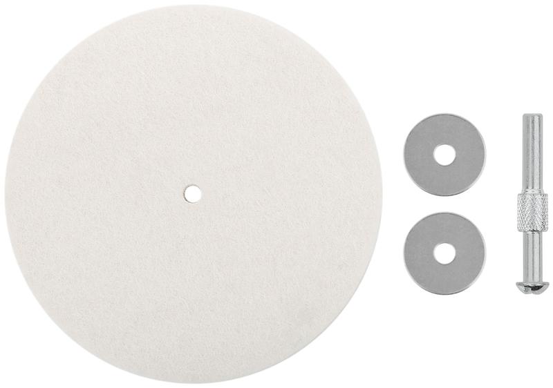  Круг полировальный фетровый со штифтом 115мм FIT 38703 фото в каталоге от BTSprom.by