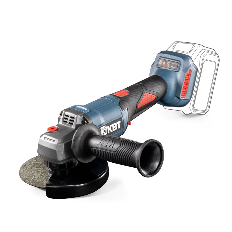 машина шлифовальная угловая gb-20-125r (без акб и заряд. устр.) квт 104541 от BTSprom.by