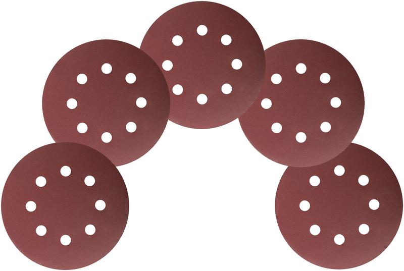  Круг шлифовальный с отверстиями (липучка) алюм./оксид 125мм (уп.5шт) Р 320 FIT 39670 фото в каталоге от BTSprom.by