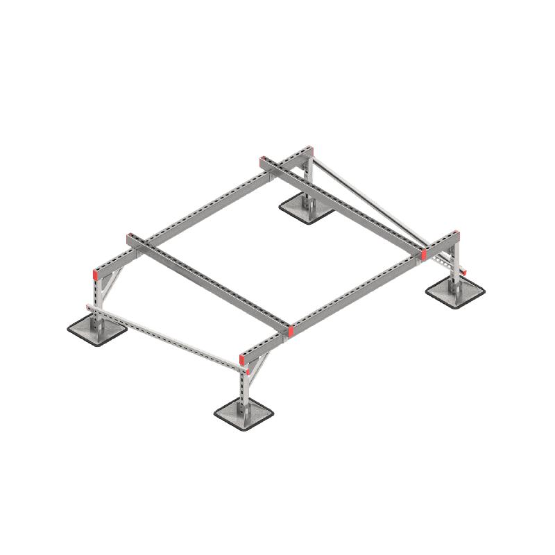 конструкция опорная для установки оборудования technoraptor steelfoot 2000х1500 тип 2 hd км tr0339 от BTSprom.by