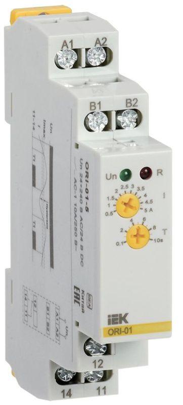 реле тока ori 0.5-5а 24-240в ac/24в dc iek ori-01-5 от BTSprom.by