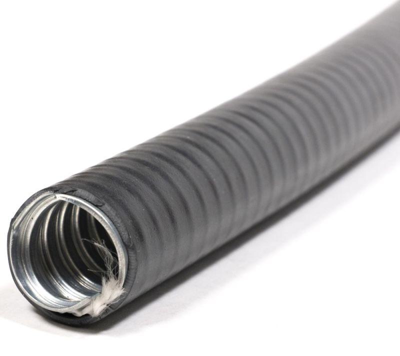 металлорукав мпг нг hf толстостенный 12 d12мм черн. (уп.50м) гофроматик zeta42916 от BTSprom.by