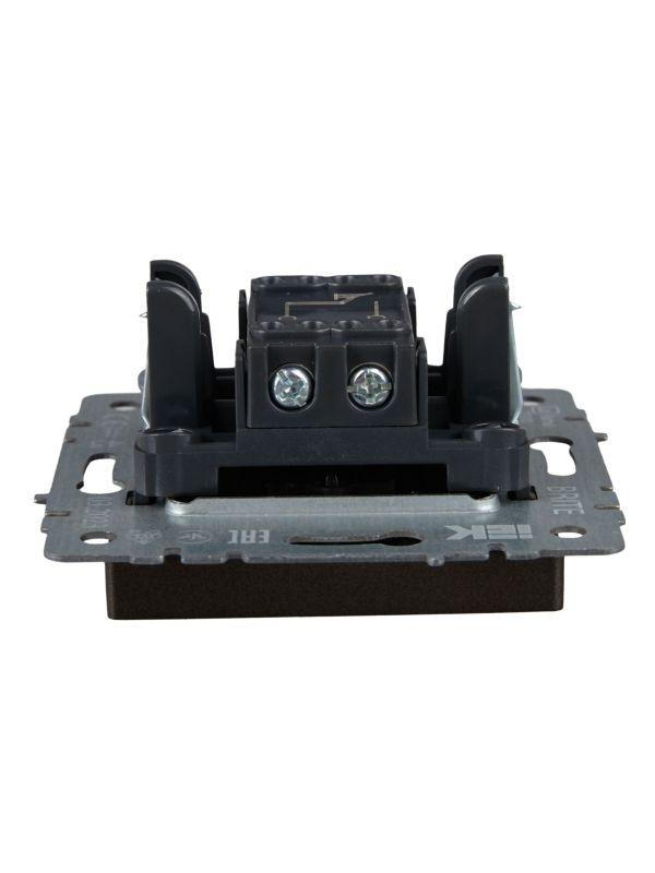  Выключатель 1-кл. СП BRITE ВС10-1-4-БрТБ 10А самовозвратн. механизм бронза IEK BR-V14-0-10-K45 фото в каталоге от BTSprom.by