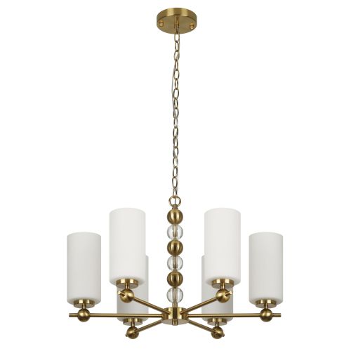  Люстра Antonella 3181-306 40Вт 6хE27 модерн Rivoli Б0068107 фото в каталоге от BTSprom.by