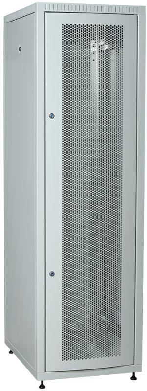 шкаф сетевой linea e 42u 600х800мм двери 2шт перфорир. и метал. сер. itk le35-42u68-pm от BTSprom.by