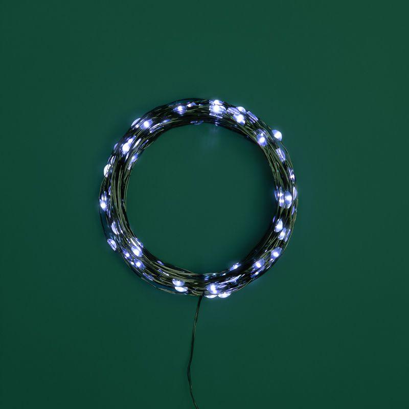  Гирлянда "Роса" 20м 200LED бел. IP20 230В с контроллером провод зел. Neon-Night 303-265 фото в каталоге от BTSprom.by