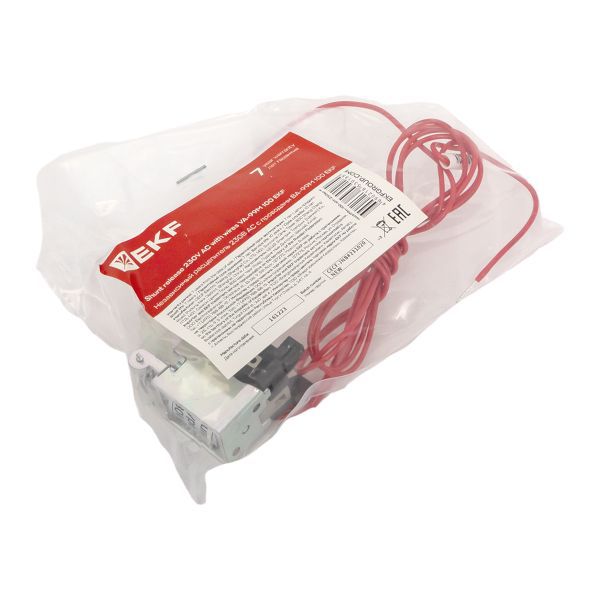  Расцепитель независимый 230В АС ВА-99М 100 с проводами EKF mccb99m-100-sht-230ac-w фото в каталоге от BTSprom.by