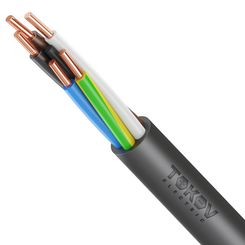 кабель tokov electric ввгнг(а)-ls 5х2.5 ок (n pe) 0.66кв (уп.100м) ут000028599 от BTSprom.by