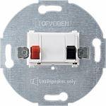  Розетка аудио одиночная СП Merten для громкоговорителя механизм полярн. бел. SchE MTN466919 фото в каталоге от BTSprom.by