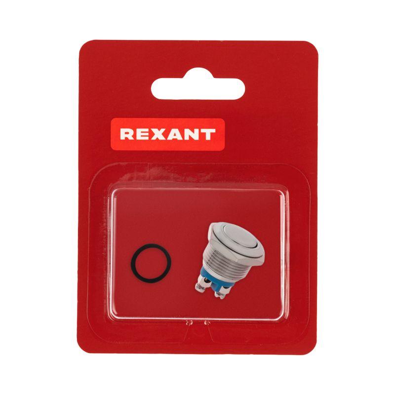  Кнопка антивандальная d16 без фикс. (2c винт) (ON)-OFF сфера (A16-A2) блист. Rexant 06-0347-A фото в каталоге от BTSprom.by