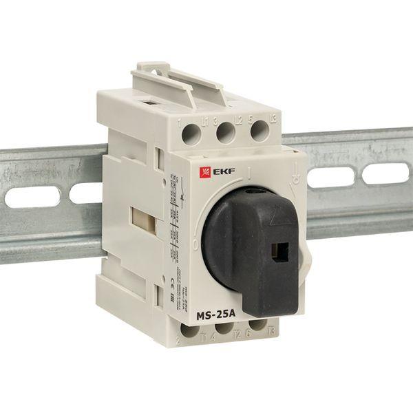  Рубильник мод. 3п MS-25A на DIN-рейку EKF ms-25d фото в каталоге от BTSprom.by