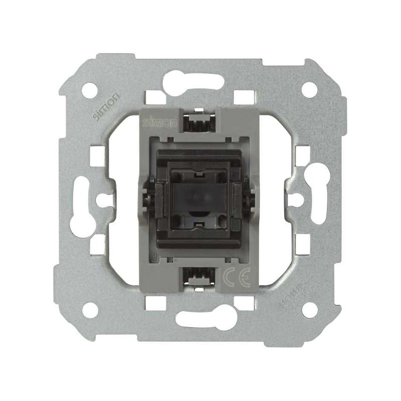 переключатель проходной 1-кл. сп simon 82/82nature/88 10а ip20 250в экспресс монтаж механизм simon 7700201-039 от BTSprom.by