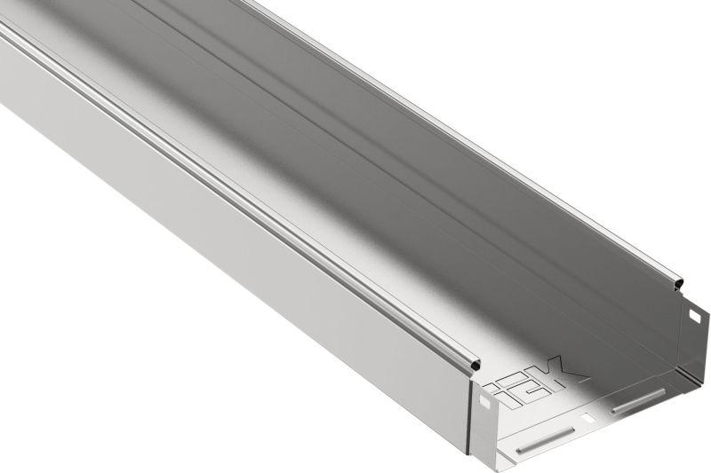 Лоток листовой неперфорир. 150х80 L3000 сталь 0.7мм крашен. IEK CLNK10-080-150-3 от BTSprom.by