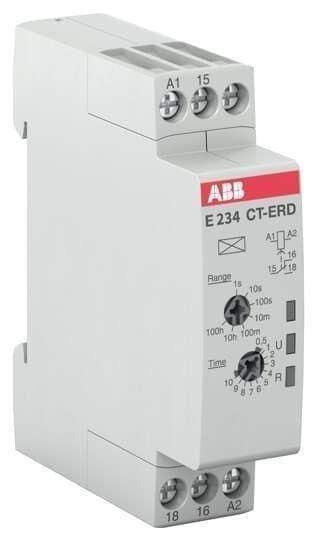 реле времени ct-ere 24-48в dc 24-240в ac 7 времен. диапазонов 0.05с...100ч 1пк ct-erd abb 1svr500100r0000 от BTSprom.by