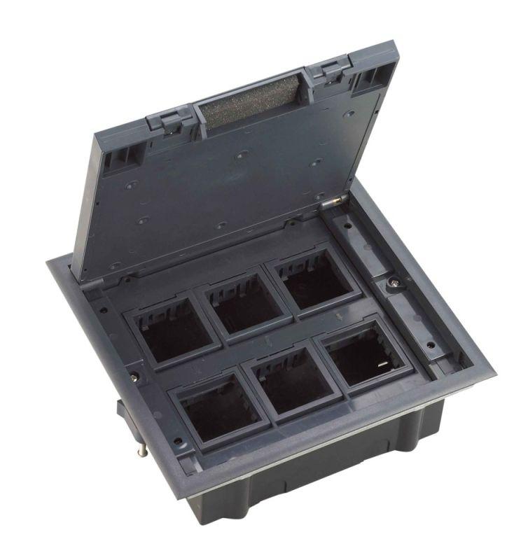 люк multidesk mdk10 на 12мод. ip40 с монтажной коробкой для фальшпола se mdk10112 от BTSprom.by