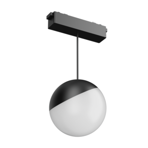 светильник светодиодный sphere d100 для магнитной системы galakti 122x100x223 6вт 3000к cri>93 трековый подвесной черн. varton v1-r1-97007-93000-2000630 от BTSprom.by