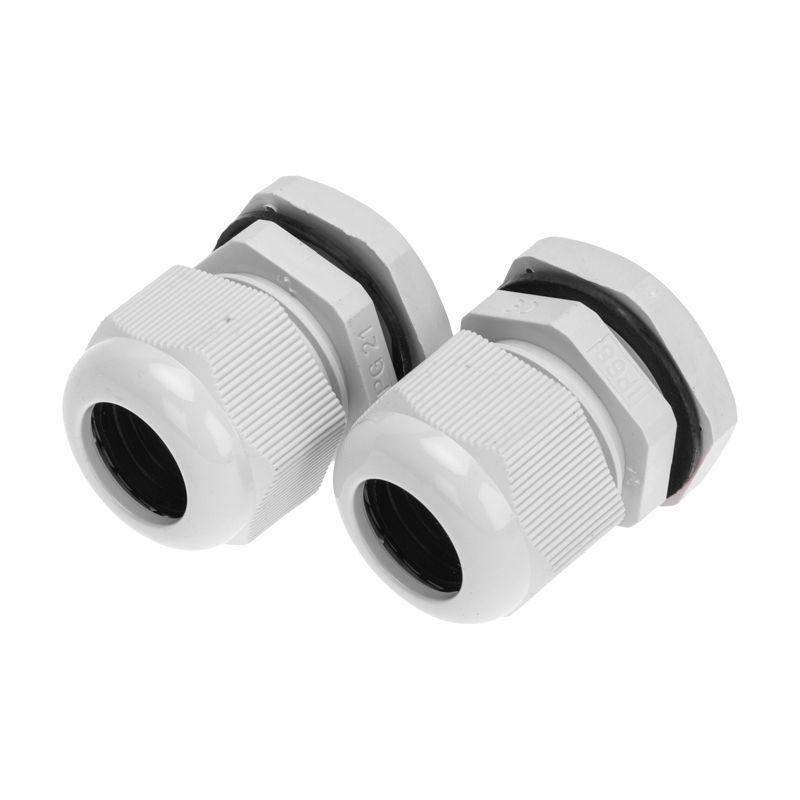  Ввод кабельный PG-21 (13-18мм) сер. комплект (уп.2шт) Rexant 07-8021-A2 фото в каталоге от BTSprom.by