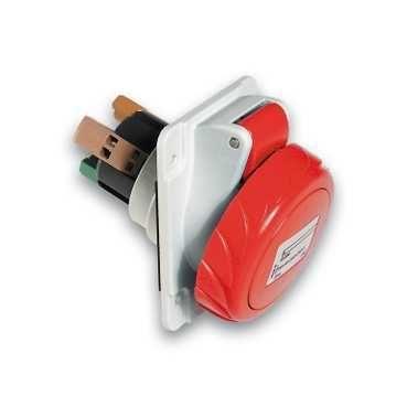  Розетка СП угл. 32А 3P+N+E быстр. соед. IP67 SchE PKY32F735 фото в каталоге от BTSprom.by