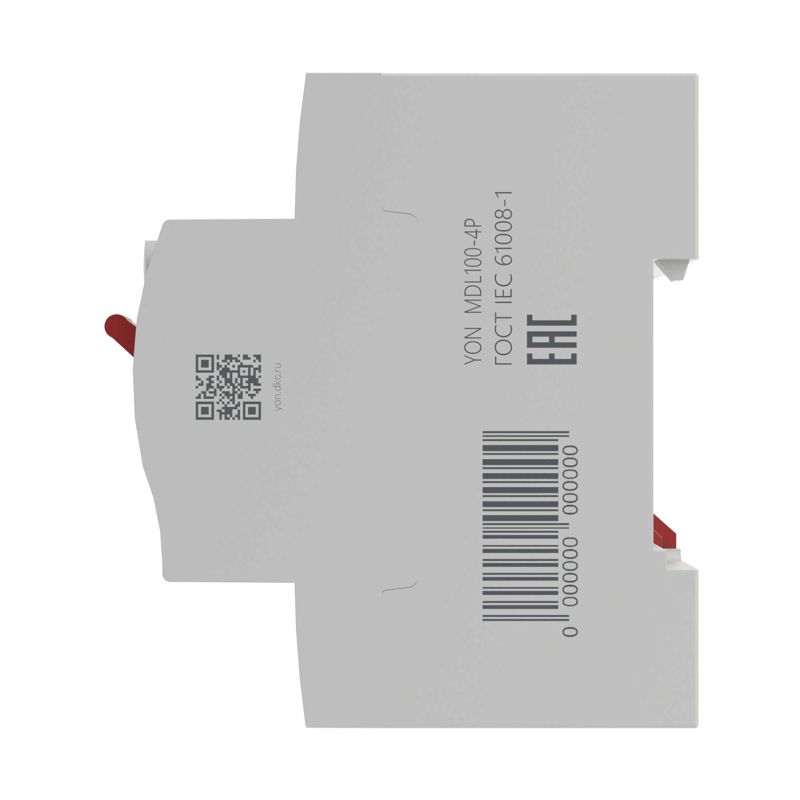  Выключатель дифференциального тока (УЗО) 4п (3P+N) 25А 30мА тип AC MDL100 YON MDL100-4P2-25-AC фото в каталоге от BTSprom.by