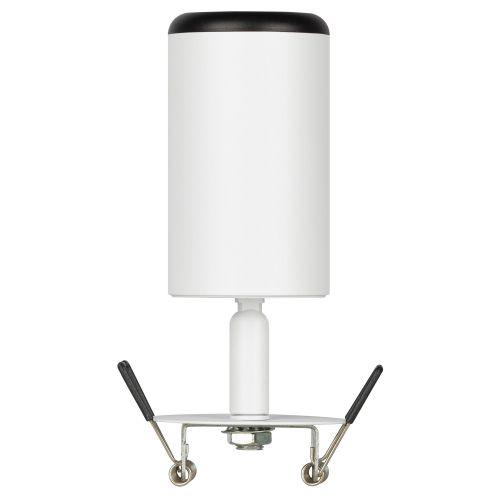  Светильник KL106 MR16 GU5.3 встраив. алюм. WH/BK бел./черн. матов. ЭРА Б0061628 фото в каталоге от BTSprom.by