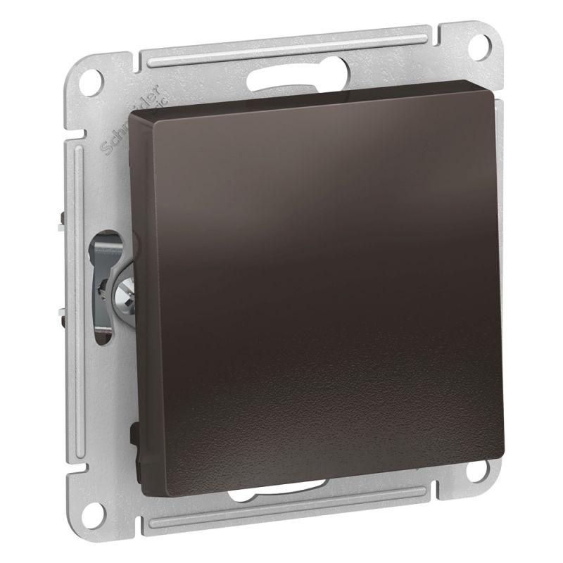выключатель 1-кл. сп atlasdesign 10а ip20 (сх. 1) 10ax с самовозвратом механизм мокко se atn000615 от BTSprom.by