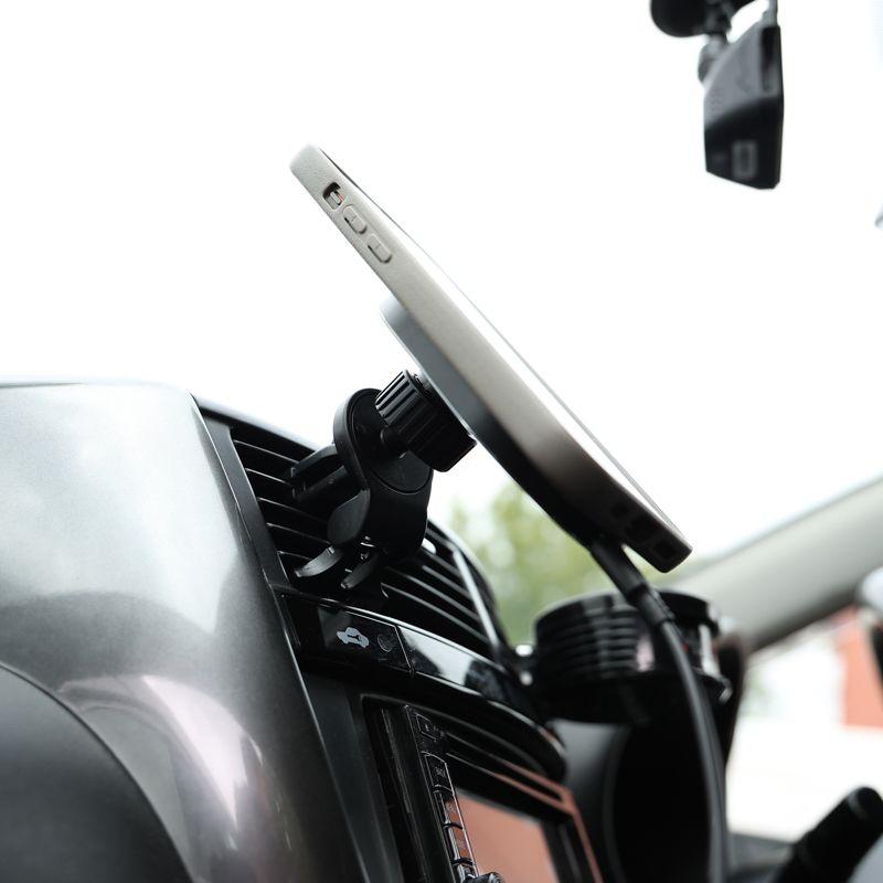  Держатель автомобильный с беспроводной зарядкой MagSafe 15Вт Rexant 40-0607 фото в каталоге от BTSprom.by