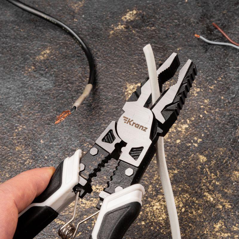  Плоскогубцы многофункциональные универсальные 200мм Kranz KR-12-4651-5 фото в каталоге от BTSprom.by