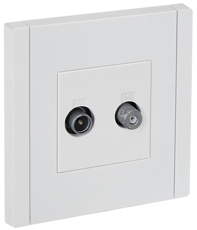 розетка 2-м tv+sat forte&piano fp238 бел. iek fp-af20-o-k01 от BTSprom.by