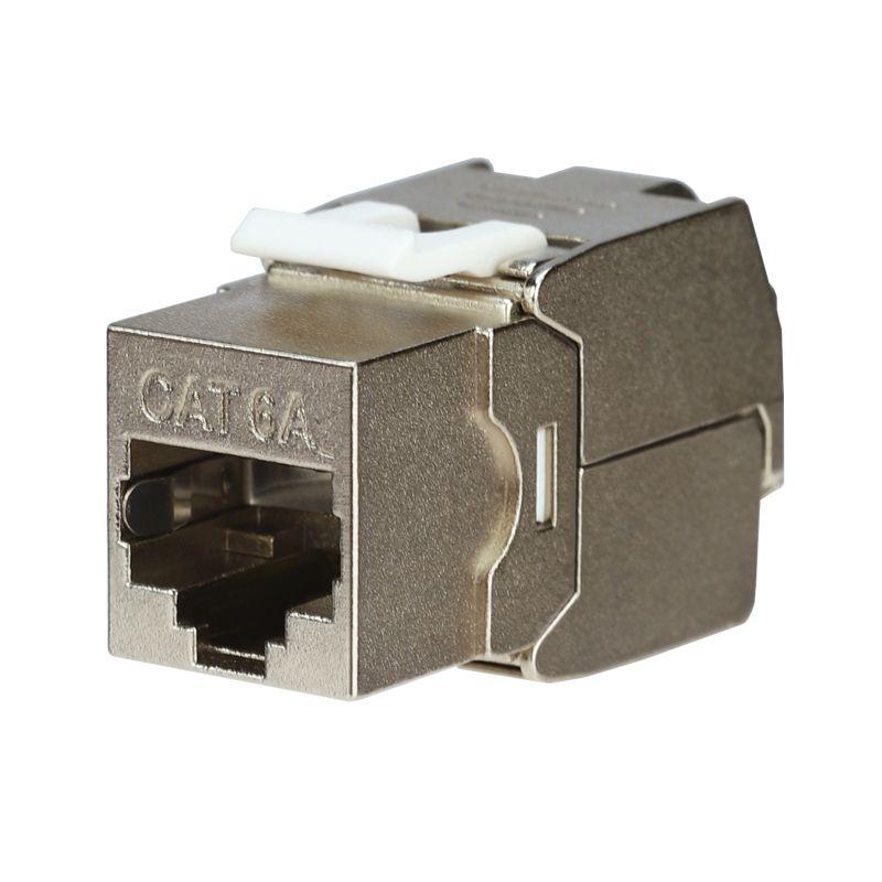 модуль keystone jack rj-45(8p8c) ftp экранир. кат.6a тип 180град. самозажимной pro rexant 02-0361 от BTSprom.by