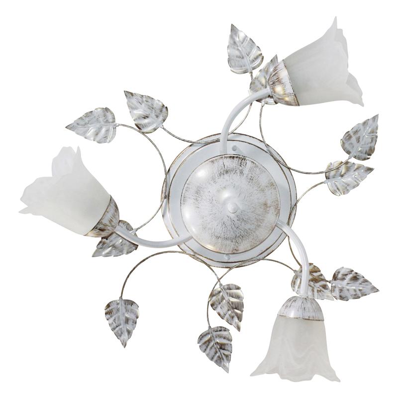  Светильник НПБ 01-3х60-111 (Плафон 62333) "Глория" 131 60Вт E14 IP20 бел./зол. (инд. упак.) Элетех 1005402940 фото в каталоге от BTSprom.by