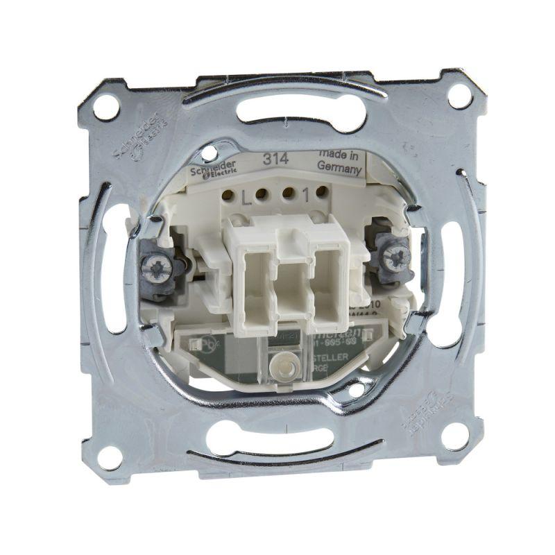  Выключатель 1-кл. СП Merten 10А IP20 10AX с подсветкой механизм SchE MTN3106-0000 фото в каталоге от BTSprom.by