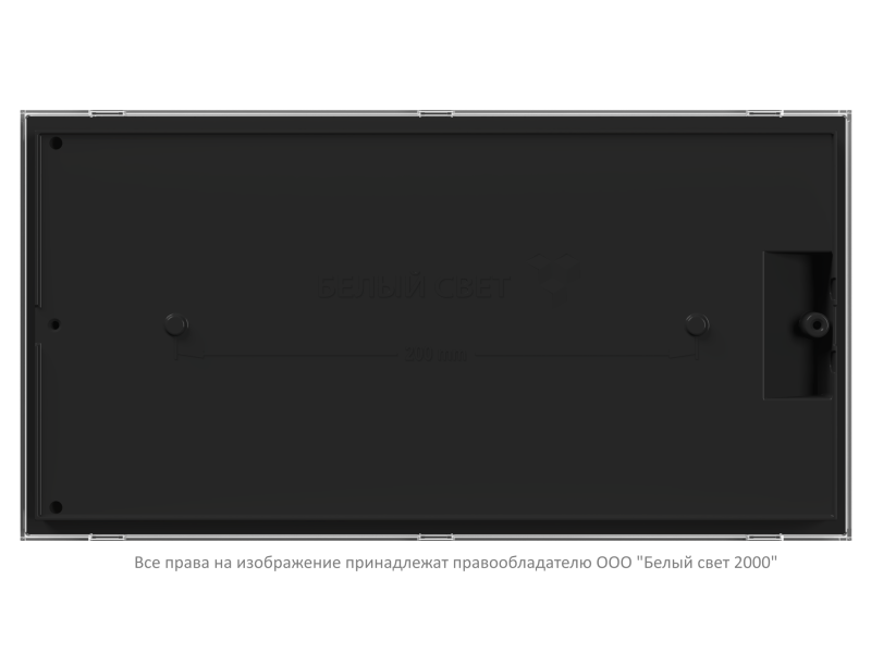  Оповещатель пожарный световой BS-IDON-10-F1-12 Black Белый свет a32119 фото в каталоге от BTSprom.by