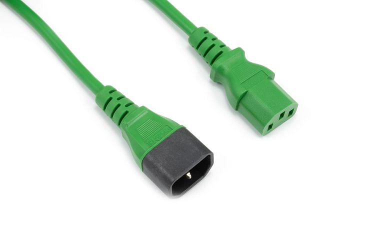 кабель питания пвс-ап 3х1.0 c13 - c14 220/250в 10а 1.8м зел. filum fl-pc-c13/c14-c1-1.8-gr от BTSprom.by