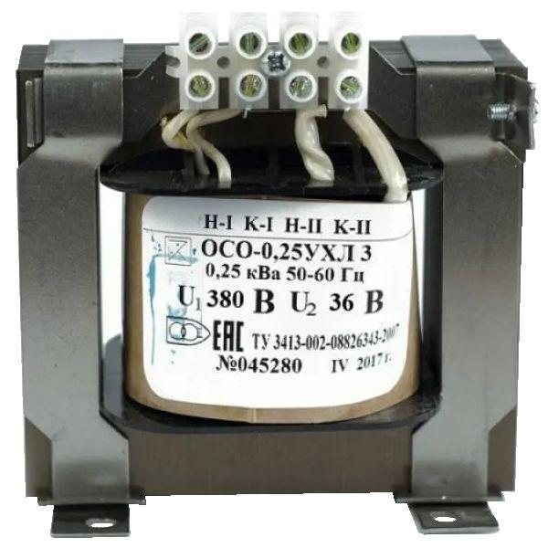 трансформатор осо-0.25 ухл3 380/36. ip00 электротехник et002215 от BTSprom.by