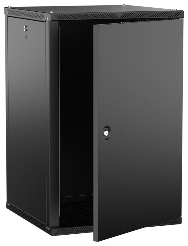 шкаф linea w 2.0 18u 600х600мм дверь метал. черн. itk lwr5-18u66-mf-2 от BTSprom.by