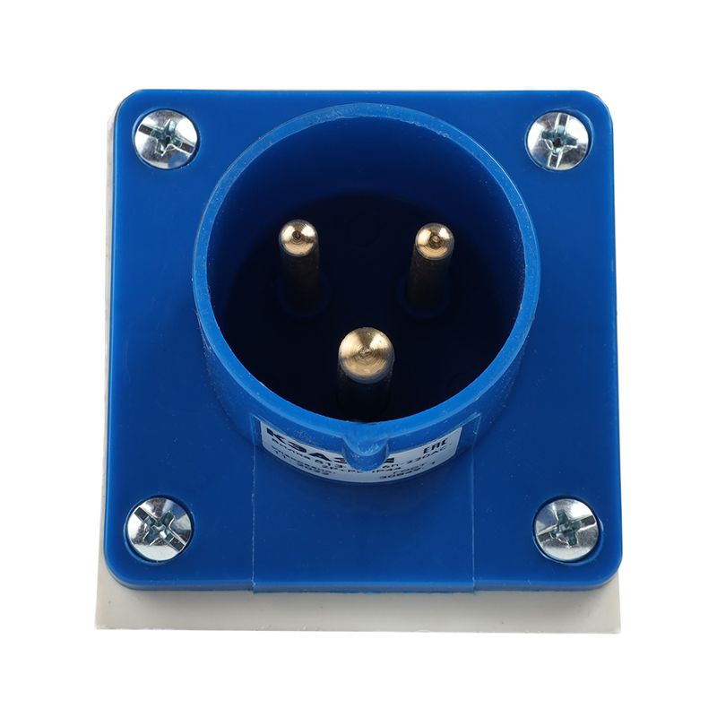  Вилка 513 16А 6h 220AC 2P+PE IP44 для монтажа на поверхность КЭАЗ 241213 фото в каталоге от BTSprom.by