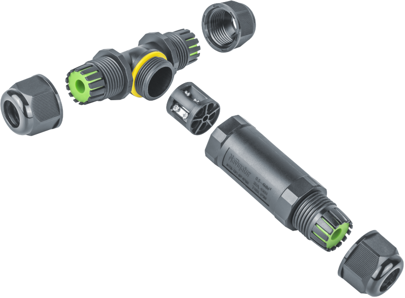  Коннектор кабельный T-образный 82 833 NTB-T01-5P-IP68 5PIN Navigator 82833 фото в каталоге от BTSprom.by