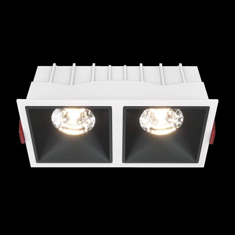  Светильник Alfa LED 2х15Вт 3000К 36град. Dim Triac встраив. Maytoni DL043-02-15W3K-D-SQ-WB фото в каталоге от BTSprom.by