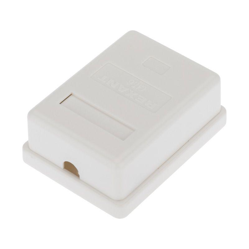  Розетка компьютерная 1-м ОП RJ45 (8P8C) кат.6 UTP неэкранир. Rexant 03-0132 фото в каталоге от BTSprom.by