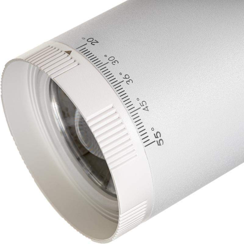  Светильник трековый светодиодный ARTLINE поворотный 70х70х150мм 20Вт 1530Лм 4000К 230В алюм. 10кв.м бел. Ritter 59738 8 фото в каталоге от BTSprom.by