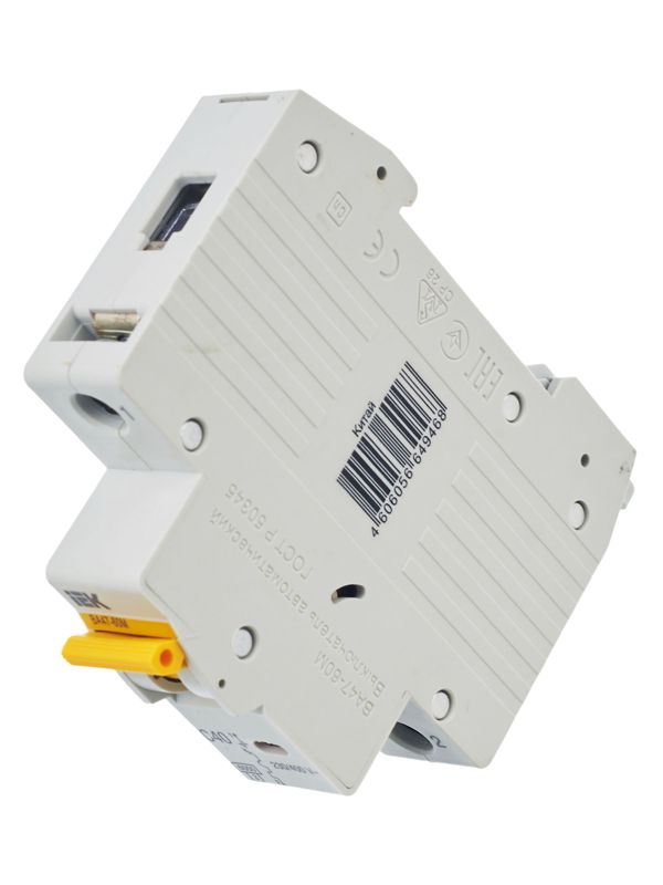  Выключатель автоматический модульный 1п C 40А 6кА ВА47-60M KARAT IEK MVA31-1-040-C фото в каталоге от BTSprom.by