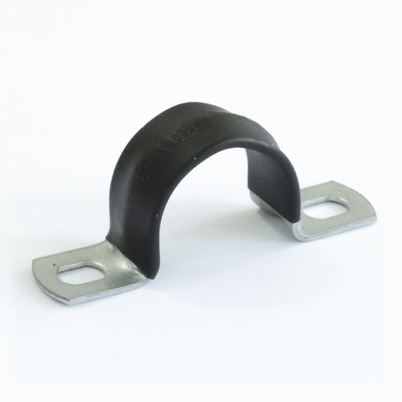 скоба крепежная двухлапковая смд-п d19-20мм метал. с полимер. покрыт. (уп.100шт) промрукав pr08.6016 от BTSprom.by